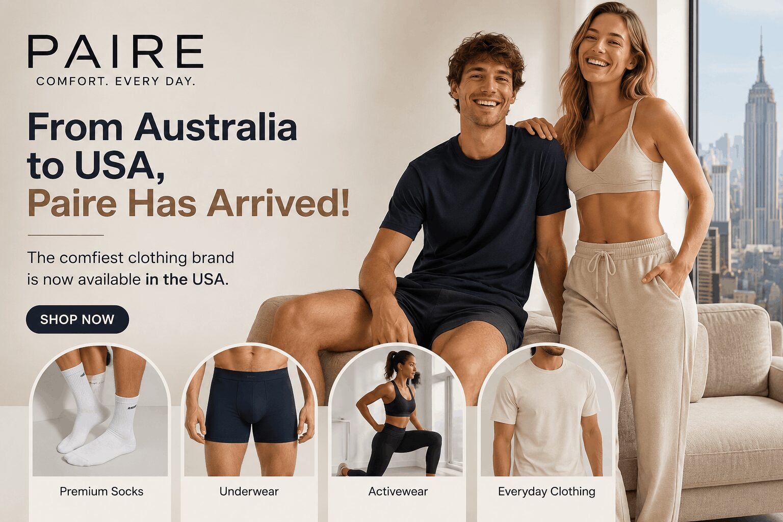 Paire from Austrailia to USA