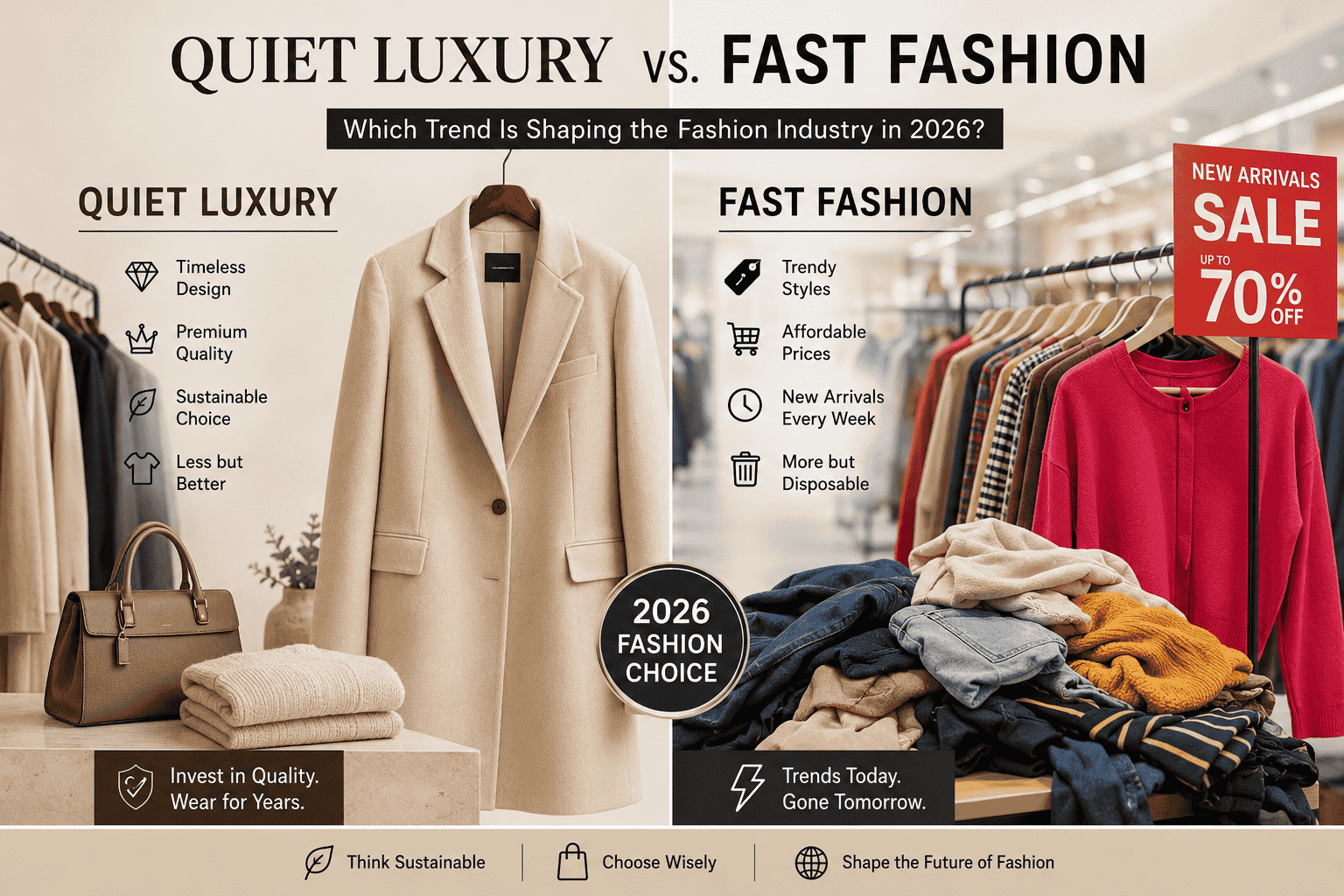 quiet luxury vs fast fashion